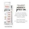 Sally Hansen Salon Effects Perfect Press-On Nails | Sq-oval Shape | Easy to Apply, Non-Damaging | 30 Nails, Nail Glue, Adhesive Tabs, File | Miss Bliss(Sq-oval Nails – Lost In The Frost)