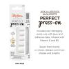 Sally Hansen Salon Effects Perfect Press-On Nails | Sq-oval Shape | Easy to Apply, Non-Damaging | 30 Nails, Nail Glue, Adhesive Tabs, File | Miss Bliss(Square Nails – Get Mod)