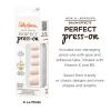 Sally Hansen Salon Effects Perfect Press-On Nails | Sq-oval Shape | Easy to Apply, Non-Damaging | 30 Nails, Nail Glue, Adhesive Tabs, File | Miss Bliss(Square Nails – A La Mode)