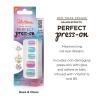 Sally Hansen Salon Effects Perfect Press-On Nails | Sq-oval Shape | Easy to Apply, Non-Damaging | 30 Nails, Nail Glue, Adhesive Tabs, File | Miss Bliss(Square Nails – Hues & Clues)