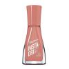 Sally Hansen Insta-Dri Crystal Nail Polish | Quick Dry, Long Lasting, Streak-Free Shine | Opaque, Shimmery | 118 Quartz Queen | Holographic Baby Pink Nail Color(218 Fast Mauver)