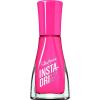 Sally Hansen Insta-Dri Crystal Nail Polish | Quick Dry, Long Lasting, Streak-Free Shine | Opaque, Shimmery | 118 Quartz Queen | Holographic Baby Pink Nail Color(333 Peachy Breeze)