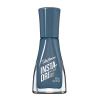 Sally Hansen Insta-Dri Crystals Nail Polish | Quick Dry, Long Lasting, Streak-Free Shine | Opaque, Shimmery | 123 Cobalt Blue | Dark Blue Nail Color.(507 Time to Indi-go)