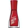 Sally Hansen Insta-Dri Holiday Nail Polish | Quick Dry, Long Lasting, Streak-Free Shine | Semi-Opaque, Glittery | Sparks Fly | Red and Gold Glitter Nail Color(383 ASAP Apple)