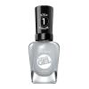 Sally Hansen Miracle Gel Holiday Salon Quality Nail Polish | Gel-Like Formula, Two-Step System, No UV Light Needed, Long Lasting | Opaque, Glittery |911 Whisk You a Merry Xmas | White Nail Polish(799 Greyfitti)