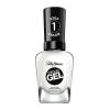 Sally Hansen Miracle Gel Holiday Salon Quality Nail Polish | Gel-Like Formula, Two-Step System, No UV Light Needed, Long Lasting | Opaque, Glittery |911 Whisk You a Merry Xmas | White Nail Polish(789/450 Get Mod)