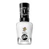 Sally Hansen Miracle Gel Holiday Salon Quality Nail Polish | Gel-Like Formula, Two-Step System, No UV Light Needed, Long Lasting | Opaque, Glittery |911 Whisk You a Merry Xmas | White Nail Polish(911 Whisk You a Merry Xmas)