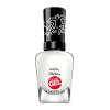 Sally Hansen Miracle Gel Holiday Salon Quality Nail Polish | Gel-Like Formula, Two-Step System, No UV Light Needed, Long Lasting | Opaque, Glittery |911 Whisk You a Merry Xmas | White Nail Polish(918 Blanc Canvas)
