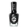 Sally Hansen Miracle Gel Holiday Salon Quality Nail Polish | Gel-Like Formula, Two-Step System, No UV Light Needed, Long Lasting | Opaque, Glittery |911 Whisk You a Merry Xmas | White Nail Polish(849 Onyx-pected)