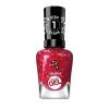 Sally Hansen Miracle Gel Salon Quality Nail Polish | Gel-Like Formula, Two-Step System, No UV Light Needed, Long Lasting | Opaque, Glossy | 449 Rhapsody Red | Classic Red Nail Color(912 Peppermint to Be)
