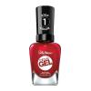 Sally Hansen Miracle Gel Salon Quality Nail Polish | Gel-Like Formula, Two-Step System, No UV Light Needed, Long Lasting | Opaque, Glossy | 449 Rhapsody Red | Classic Red Nail Color(449 Rhapsody Red)