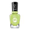 Sally Hansen Miracle Gel Salon Quality Nail Polish | Gel-Like Formula, Two-Step System, No UV Light Needed, Long Lasting | Opaque, Glossy | 676 Jealous Boyfriend | Dark Green Nail Polish(52 Electri-lime)