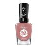 Sally Hansen Miracle Gel Salon Quality Nail Polish | Gel-Like Formula, Two-Step System, No UV Light Needed, Long Lasting | Opaque, Shimmer | 174 Shhhh-Immer | Rose Gold Nail Color(252 Rose & Shine)