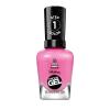 Sally Hansen Miracle Gel Salon Quality Nail Polish | Gel-Like Formula, Two-Step System, No UV Light Needed, Long Lasting | Opaque, Shimmer | 174 Shhhh-Immer | Rose Gold Nail Color(Party of Hue)