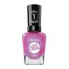 Sally Hansen Miracle Gel Salon Quality Nail Polish | Gel-Like Formula, Two-Step System, No UV Light Needed, Long Lasting | Opaque, Shimmer | 174 Shhhh-Immer | Rose Gold Nail Color(512 Quartz And Kisses)