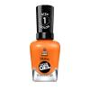 Sally Hansen Miracle Gel Salon Quality Nail Polish | Gel-Like Formula, Two-Step System, No UV Light Needed, Long Lasting | Opaque, Shimmery | 382 Sundown Socialite | Brown Orange Nail Color(386 Gelebrate)