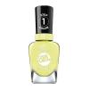 Sally Hansen Miracle Gel Salon Quality Nail Polish | Gel-Like Formula, Two-Step System, No UV Light Needed, Long Lasting | Opaque, Shimmery | 382 Sundown Socialite | Brown Orange Nail Color(55 Lemon-chillo (Neon))