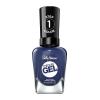 Sally Hansen Miracle Gel Salon Quality Nail Polish | Gel-Like Formula, Two-Step System, No UV Light Needed, Long Lasting | Shimmery | 532 Affairy To Remember | Purple with hints of Blue Nail Polish(609 Midnight Mod)