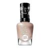 Sally Hansen Miracle Gel, Tinsel Time for Two, Long Lasting, Gel-Like Formula, No UV Lamp Needed, Semi Opaque, Shimmery Nude Nail Polish(921 Tinsel Time for Two)