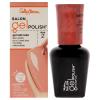 Sally Hansen Salon Gel Polish Nail Lacquer, Pat On The Black, 0.14 Fl Oz(140 Just Peachy)