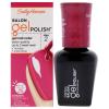 Sally Hansen Salon Gel Polish Nail Lacquer, Pat On The Black, 0.14 Fl Oz(190 Back To The Fuchsia)