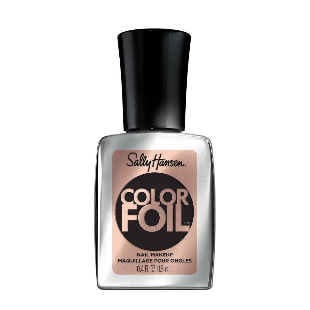 imageSally Hansen Color Foil Nail Polish Gold Standard 033 Fl Oz Pack of 1100 Rose Beam