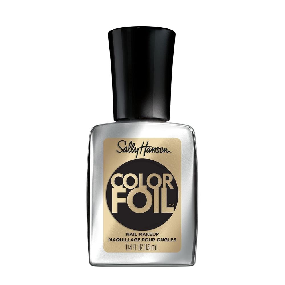 imageSally Hansen Color Foil Nail Polish Gold Standard 033 Fl Oz Pack of 1140 Gold Standard