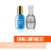 Sally Hansen Diamond Strength Instant Nail Hardener and Sally Hansen Miracle cure Nailcare Kit, Value Pack