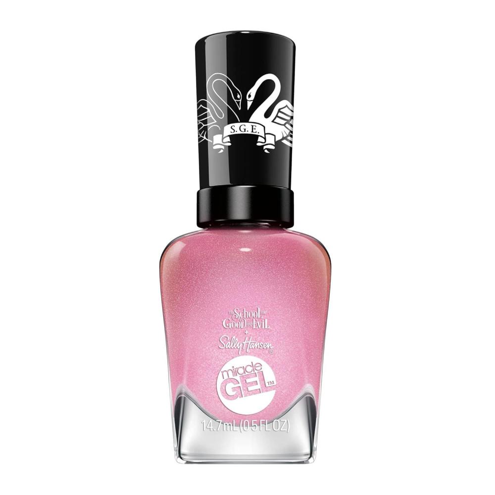 imageSally Hansen Miracle Gel The School for Good and Evil Lovey Dovey Long Lasting GelLike Formula No UV Lamp Needed Pink Nail Polish