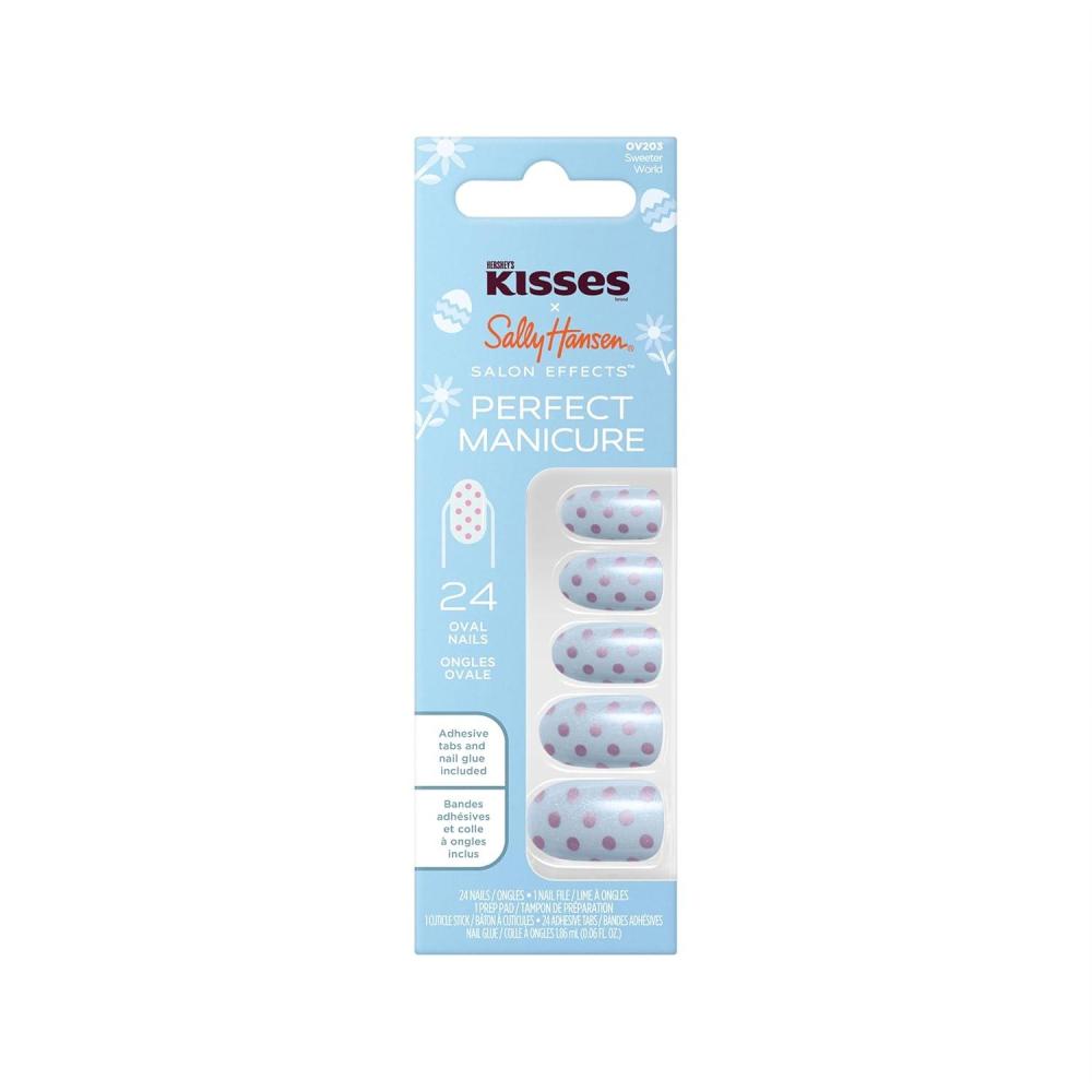 imageSally Hansen Salon Effects Perfect Manicure x Hersheys Kisses  Sweeter World