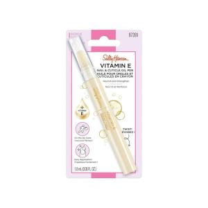 Sally Hansen Vitamin E Nail & Cuticle Treatment Pen | Hydrates and Conditions Dry Nails | Nourishing Formula with Apricot Oil | Smooth, Healthy-Looking Nails | Easy, Mess-Free Nail Care on the Go(0.06 Fl Oz (Pack of 1))