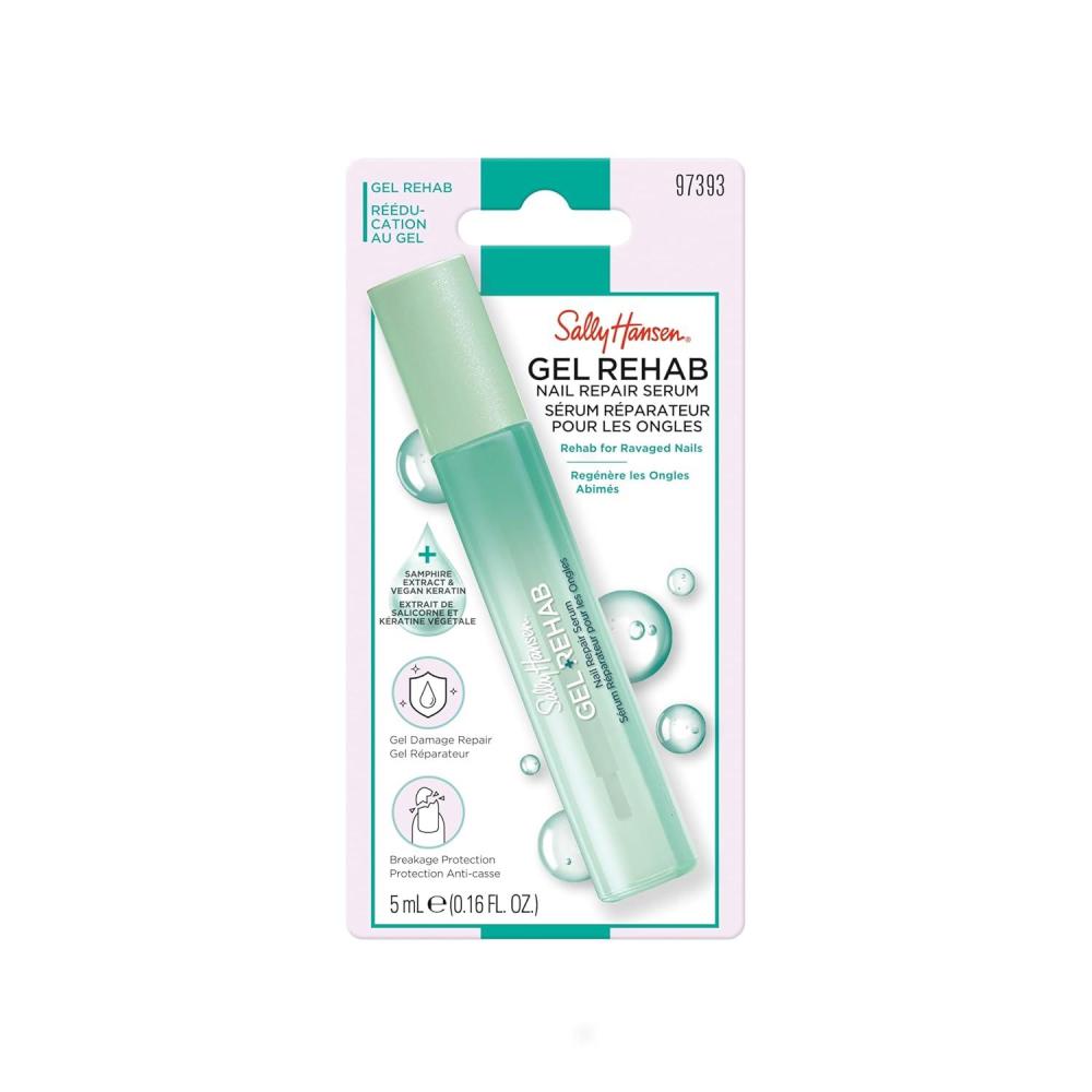 imageSally Hansen Gel Rehab Nail Treatment Pen  Repair Hydrate ampamp Renew  Strengthens and Restores Damaged Nails  Keratin ampamp Vitamin Complex  Easy MessFree Nail Care on the Go