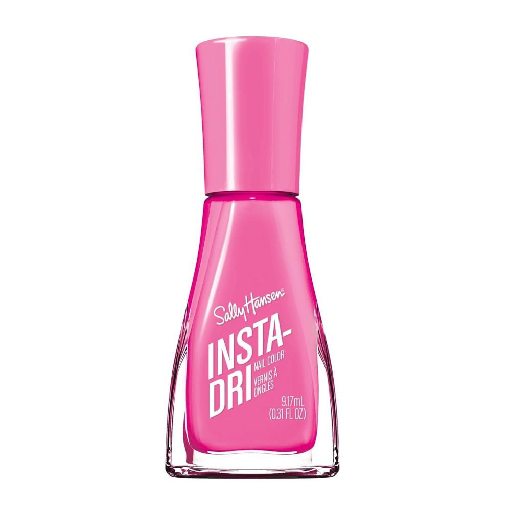 imageSally Hansen InstaDri Electric Feels Nail Polish  Quick Dry Long Lasting StreakFree Shine  Opaque Shiny  490 Electric Splash  Neon Blue Nail Color277 Hot Pinktensity