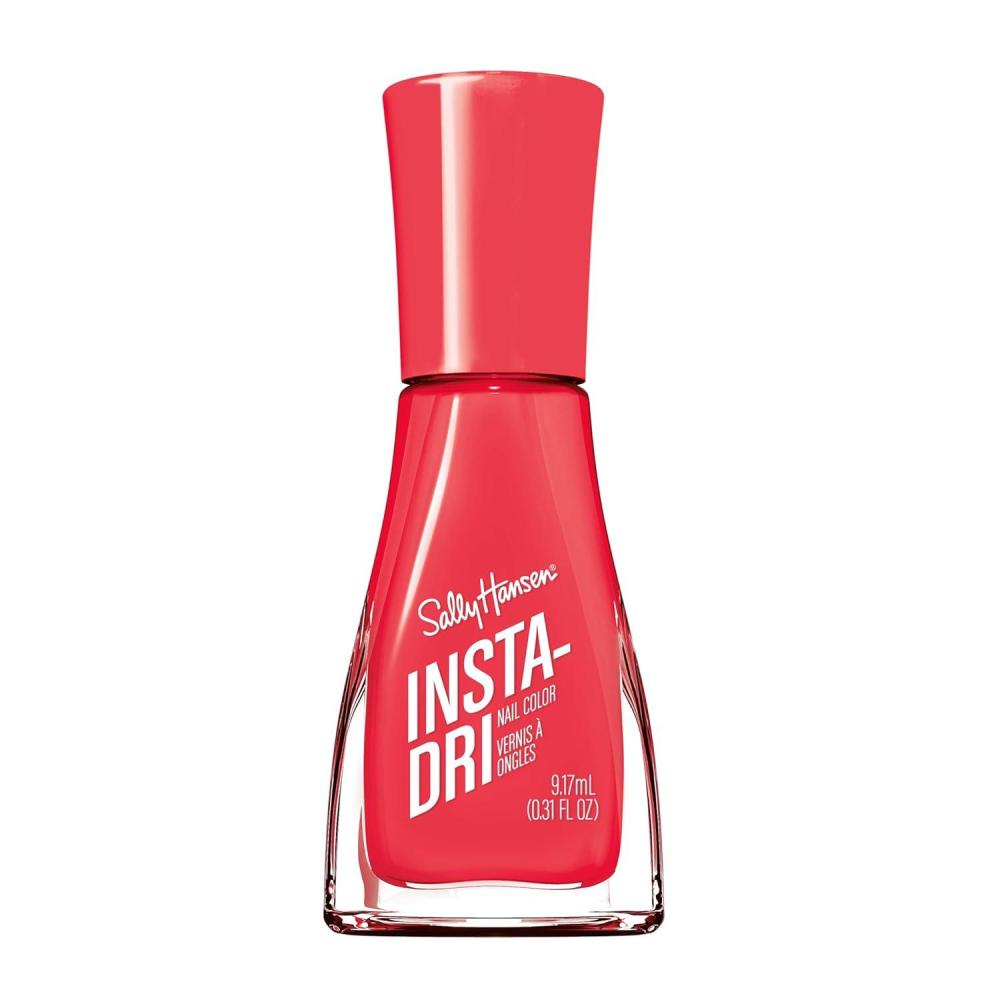 imageSally Hansen InstaDri Electric Feels Nail Polish  Quick Dry Long Lasting StreakFree Shine  Opaque Shiny  490 Electric Splash  Neon Blue Nail Color358 Infaredibly Hot