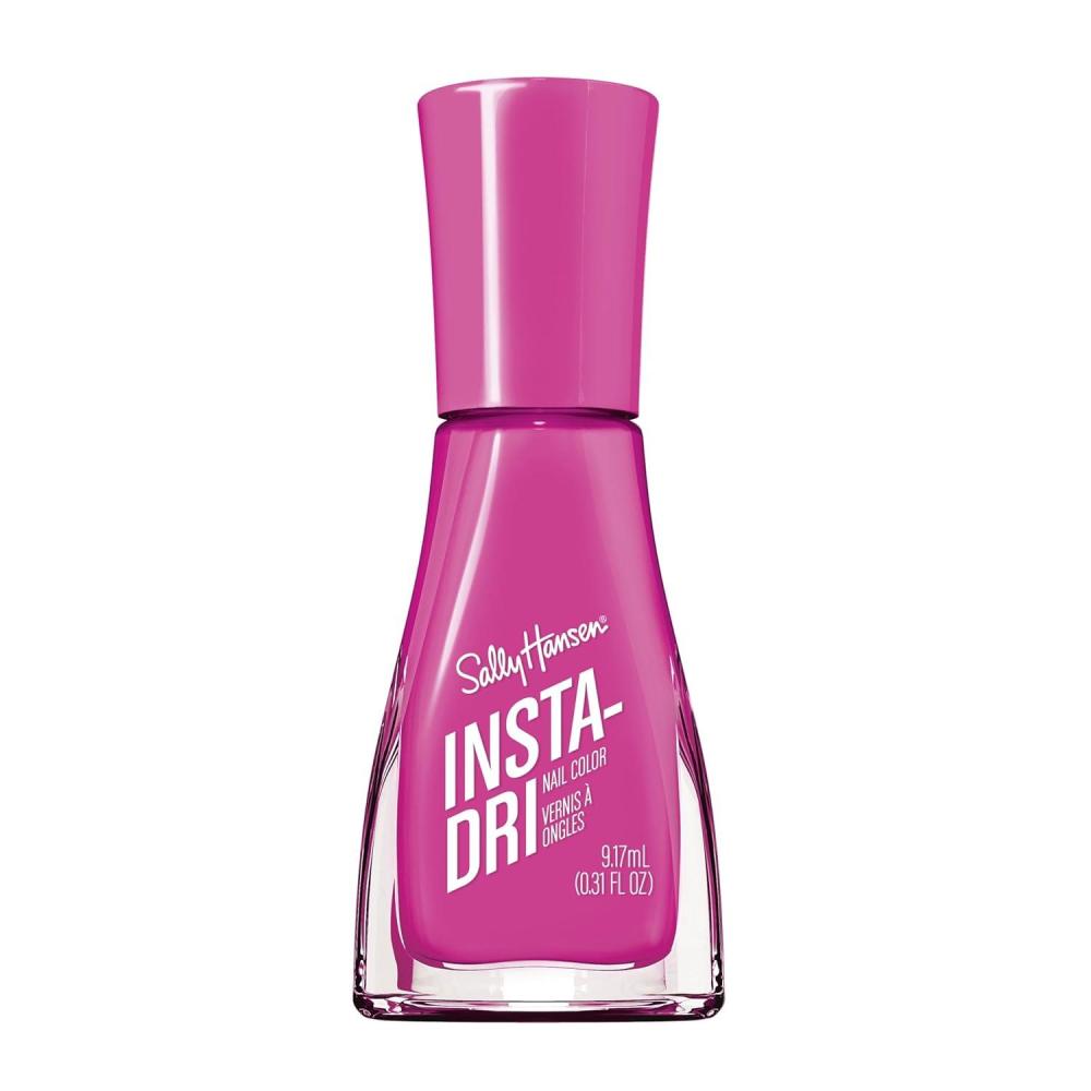 imageSally Hansen InstaDri Electric Feels Nail Polish  Quick Dry Long Lasting StreakFree Shine  Opaque Shiny  490 Electric Splash  Neon Blue Nail Color424 Magenta Pulse