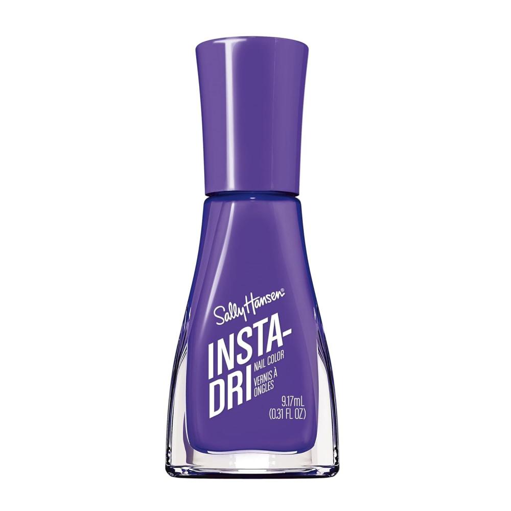 imageSally Hansen InstaDri Electric Feels Nail Polish  Quick Dry Long Lasting StreakFree Shine  Opaque Shiny  490 Electric Splash  Neon Blue Nail Color478 Vivid Voltage