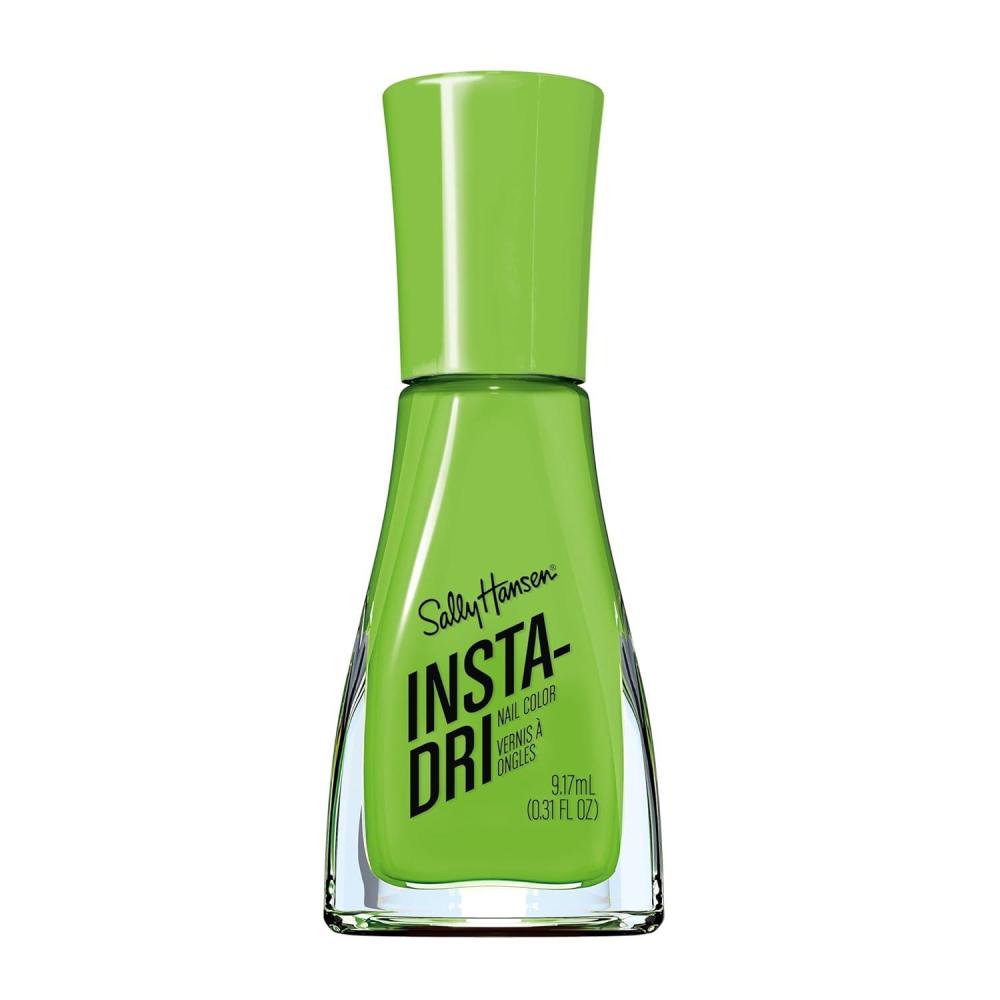 imageSally Hansen InstaDri Electric Feels Nail Polish  Quick Dry Long Lasting StreakFree Shine  Opaque Shiny  490 Electric Splash  Neon Blue Nail Color524 Neon Nitro