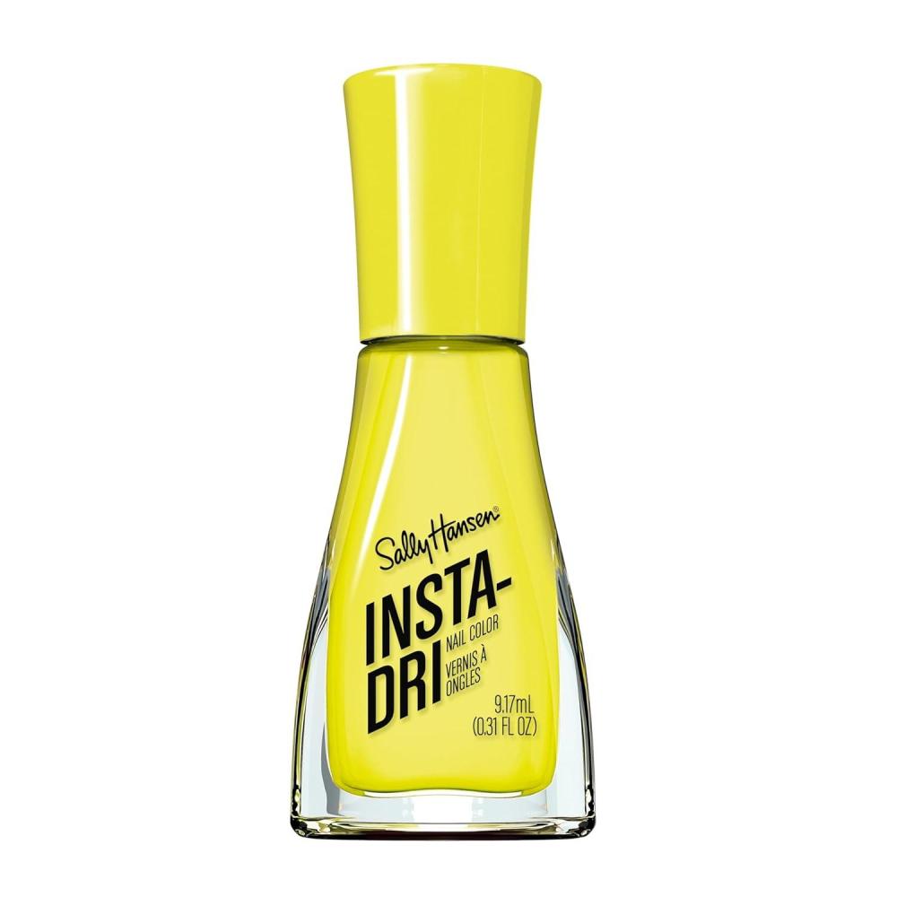 imageSally Hansen InstaDri Electric Feels Nail Polish  Quick Dry Long Lasting StreakFree Shine  Opaque Shiny  490 Electric Splash  Neon Blue Nail Color535 YellWoah