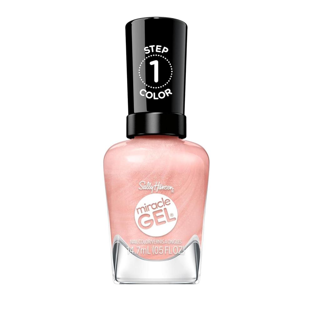 imageSally Hansen Miracle Gel Supercharged Pinks Nail Polish  Salon Quality GelLike Formula TwoStep System No UV Light Needed Long Lasting  580 Unstoppurple  Purple Crme Nail Color315 Tough Love