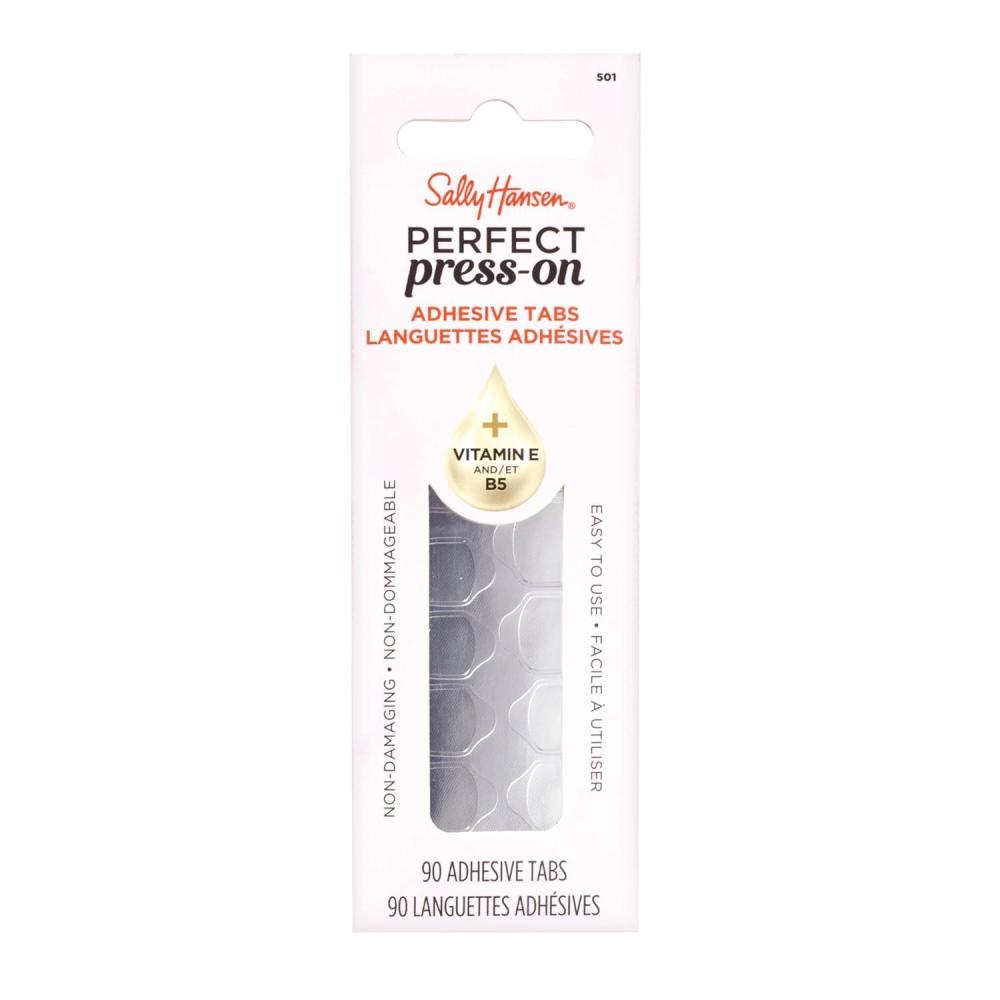 imageSally Hansen Perfect BrushOn Nail Glue  LongLasting Hold Precision Brush Vitamin E amp B5 Formula  Gentle amp NonDamaging for Natural Nails  TravelFriendly Bottle90 Count Pack of 1