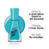 Sally Hansen Insta-Dri Electric Feels Nail Polish | Quick Dry, Long Lasting, Streak-Free Shine | Opaque, Shiny | 490 Electric Splash | Neon Blue Nail Color(490 Electric Splash)