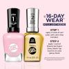 Sally Hansen Miracle Gel Supercharged Pinks Nail Polish | Salon Quality Gel-Like Formula, Two-Step System, No UV Light Needed, Long Lasting | 580 Unstop-purple | Purple Crème Nail Color(344 Blush Crush)