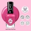 Sally Hansen Miracle Gel Supercharged Pinks Nail Polish | Salon Quality Gel-Like Formula, Two-Step System, No UV Light Needed, Long Lasting | 580 Unstop-purple | Purple Crème Nail Color(350 Work Hard  Play Pink)