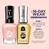 Sally Hansen Miracle Gel Supercharged Pinks Nail Polish | Salon Quality Gel-Like Formula, Two-Step System, No UV Light Needed, Long Lasting | 580 Unstop-purple | Purple Crème Nail Color(315 Tough Love)