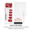 Sally Hansen Salon Effects Perfect Press-On Short’Ease Nails | Oval Shape | Easy to Apply, Non-Damaging, Natural Look Vitamin E & B5 | 30 Nails, Nail Glue, Adhesive Tabs, File| Short Queen(Short’Ease – Short Queen)