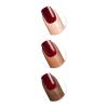 Sally Hansen Salon Effects Perfect Press-On Short’Ease Nails | Oval Shape | Easy to Apply, Non-Damaging, Natural Look Vitamin E & B5 | 30 Nails, Nail Glue, Adhesive Tabs, File| Short Queen(Square Nails – Infra-Red)