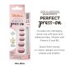 Sally Hansen Salon Effects Perfect Press-On Short’Ease Nails | Oval Shape | Easy to Apply, Non-Damaging, Natural Look Vitamin E & B5 | 30 Nails, Nail Glue, Adhesive Tabs, File| Short Queen(Square-Oval Nails – Miss Bliss)
