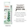 Sally Hansen Salon Effects Perfect Press-On Short’Ease Nails | Oval Shape | Easy to Apply, Non-Damaging, Natural Look Vitamin E & B5 | 30 Nails, Nail Glue, Adhesive Tabs, File| Short Queen(Square-Oval Nails – Rocket Fuel)