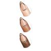 Sally Hansen Salon Effects Perfect Press-On Short’Ease Nails | Oval Shape | Easy to Apply, Non-Damaging, Natural Look Vitamin E & B5 | 30 Nails, Nail Glue, Adhesive Tabs, File| Short Queen(Almond Nails – Needing Space)