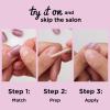 Sally Hansen Salon Effects Perfect Press-On Short’Ease Nails | Oval Shape | Easy to Apply, Non-Damaging, Natural Look Vitamin E & B5 | 30 Nails, Nail Glue, Adhesive Tabs, File| Short Queen(Short’Ease – Short Queen)